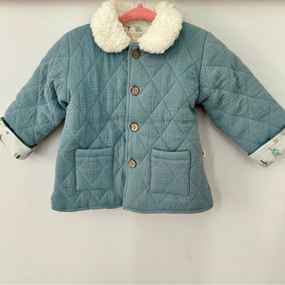 Elegant Baby Quilted Jacket - 12 months